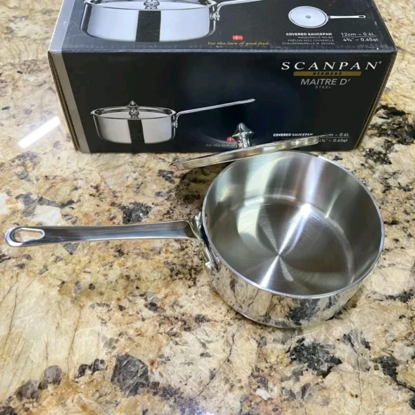 Quánh Scanpan 12cm 0.6L Có Nắp(083421113511)