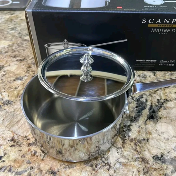 Quánh Scanpan 12cm 0.6L Có Nắp(083421113511)