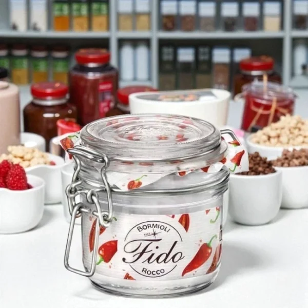 Hủ Thủy Tinh Nắp Cài Kín Hơi Fido 200ml