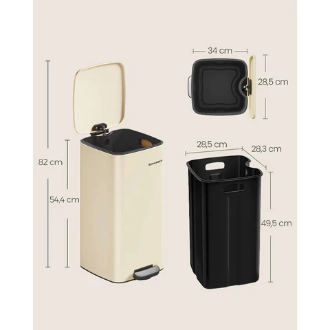 Thùng Rác Songmics 30L LTB593A02