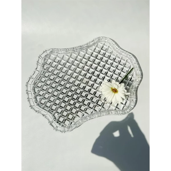Đĩa Pha Lê Bohemia Diamond Cut 30.5cm