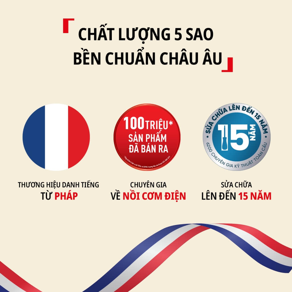 Nồi Cơm Mini Tefal POP RK535 0,7 Lít Chính Hãng 54 10062729 Noi com dien tu mini Tefal 07 lit RK535TY0 Cam Dat10