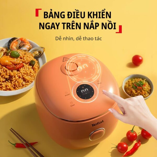 Nồi Cơm Mini Tefal POP RK535 0,7 Lít Chính Hãng
