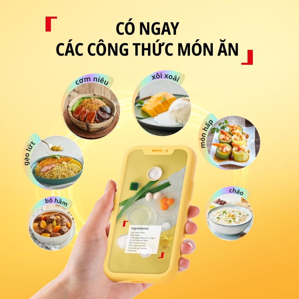 Nồi Cơm Mini Tefal POP RK535 0,7 Lít Chính Hãng 48 10062729 Noi com dien tu mini Tefal 07 lit RK535TY0 Cam Dat8