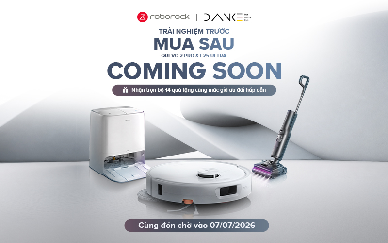 Sự kiện Roborock tháng 7: Dùng thử Qrevo 2 Pro, nhận quà và ưu đãi độc quyền