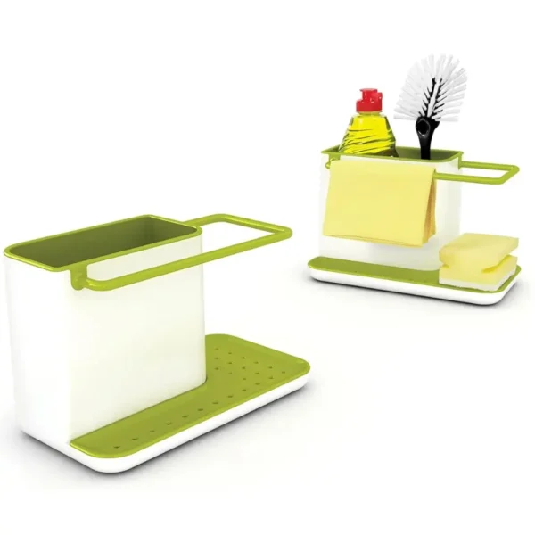 Khay Đựng Dụng Cụ Bồn Rửa Tự Khô Joseph Joseph Caddy Màu Xanh Lá-5028420850215