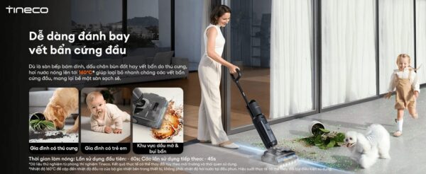 Máy Hút Bụi Lau Nhà Tineco Floor One i7 Steam – Hàng Chính Hãng