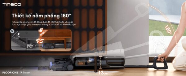 Máy Hút Bụi Lau Nhà Tineco Floor One i7 Steam – Hàng Chính Hãng