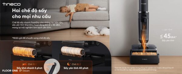 Máy Hút Bụi Lau Nhà Tineco Floor One i7 Steam – Hàng Chính Hãng
