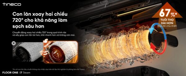 Máy Hút Bụi Lau Nhà Tineco Floor One i7 Steam – Hàng Chính Hãng