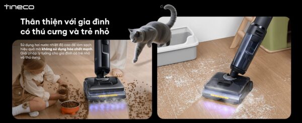 Máy Hút Bụi Lau Nhà Tineco Floor One i7 Steam – Hàng Chính Hãng