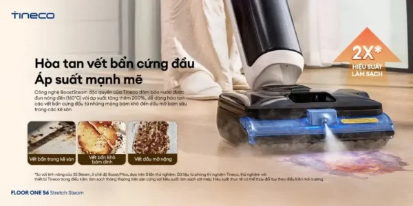 Máy lau sàn hơi nước Tineco FLOOR ONE S6 Steam