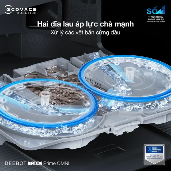 Robot Hút Bụi Lau Nhà Ecovacs Deebot T30C Prime OMNI 2 Màu