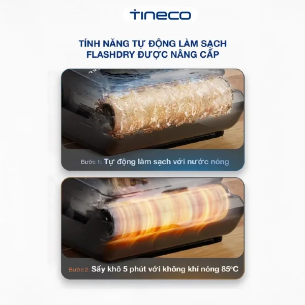 Máy hút bụi lau sàn khô ướt Tineco Floor One i6 Stretch Plus